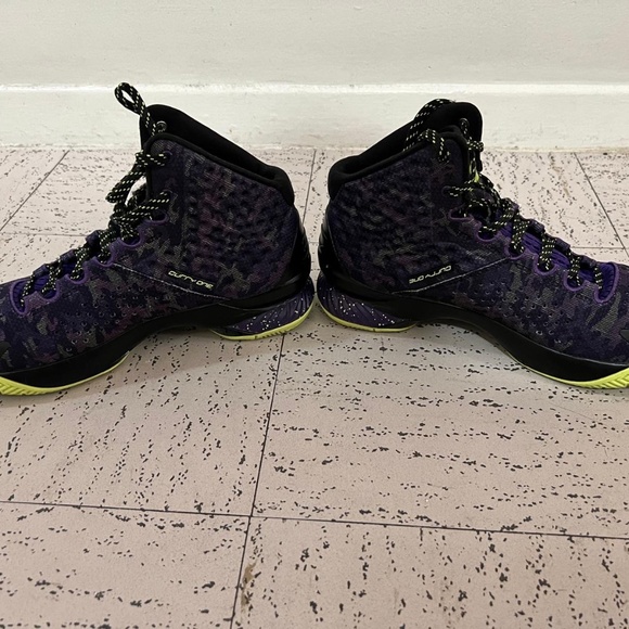 Curry 1 Dark Matter Sneakers  Steph Curry MENS size 10 - Picture 5 of 6